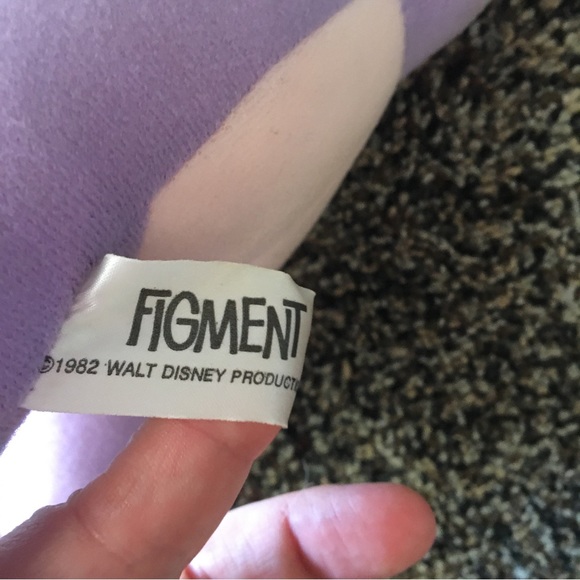 Vintage Figment plush dragon Disney - Picture 6 of 7